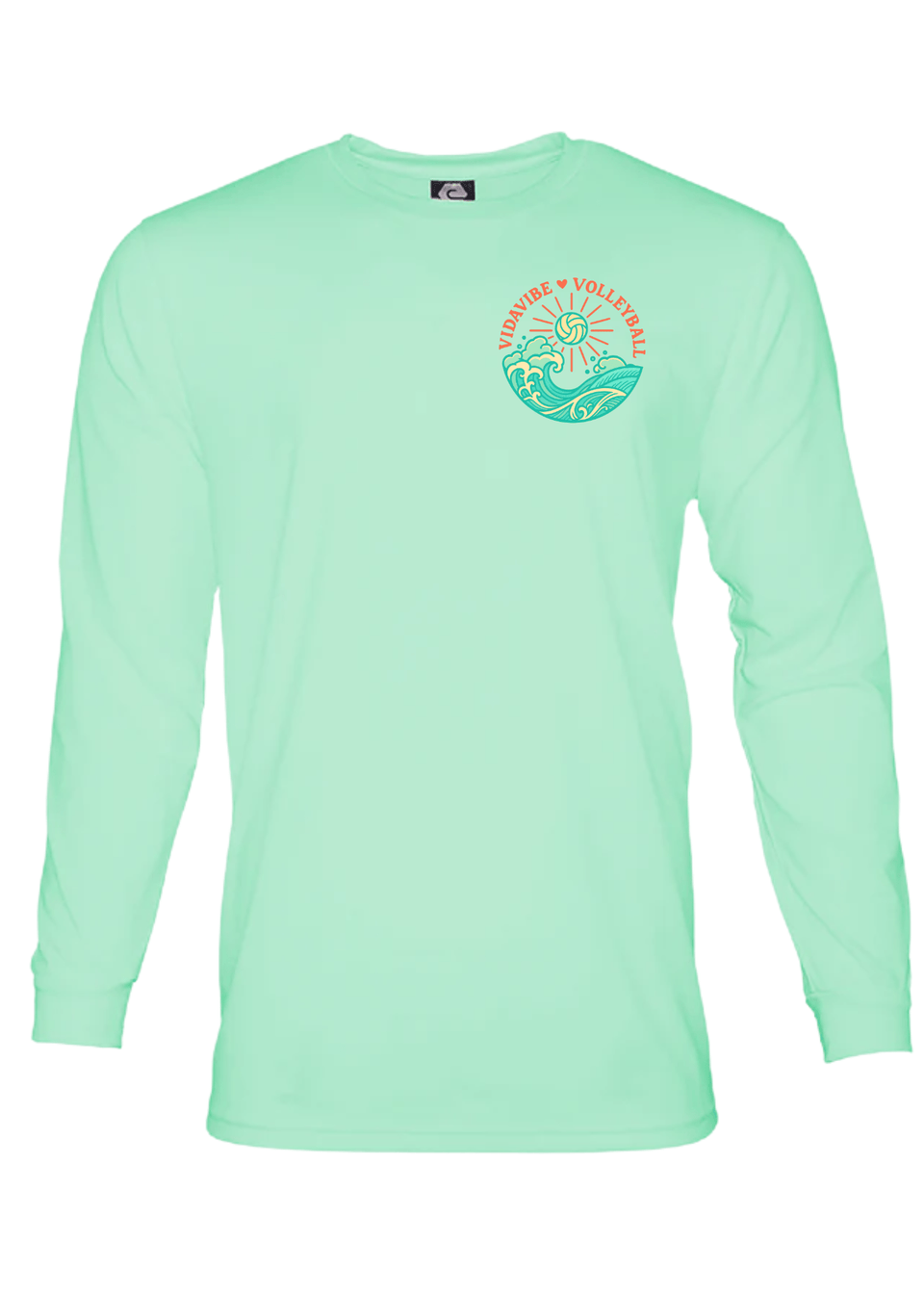 Ocean Vibes Volleyball Long Sleeve Dri-Fit